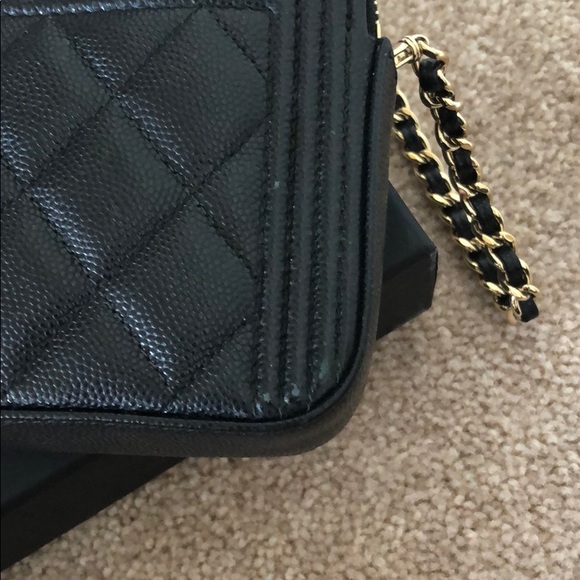 !!SOLD!! CHANEL Caviar WOC w/ gold hardware - Picture 3 of 8